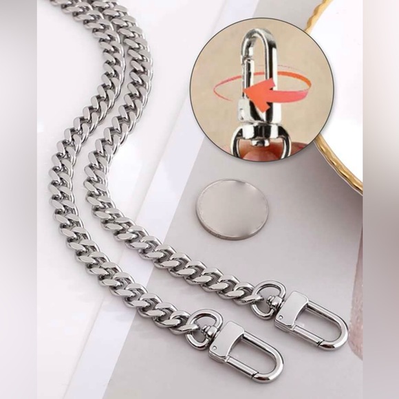 Silver Aftermarket Replacement Chain Length 47.24" - Picture 11 of 16